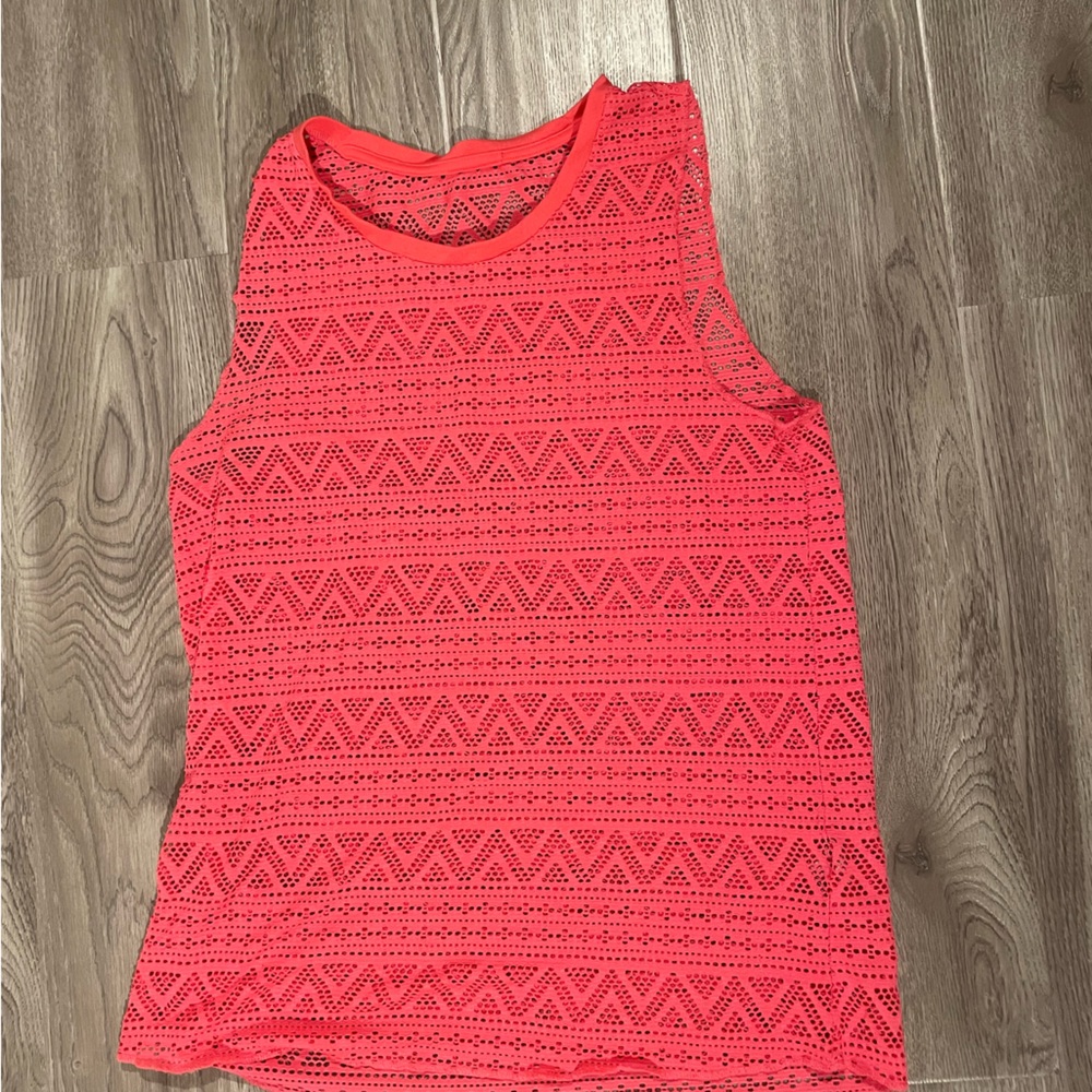Hot pink tank top